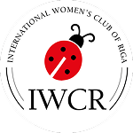Starptautiskas sieviešu grupas "International Women's Club of Riga" logo.