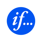 Apdrošināšanas kompanijas "If" logo un saite uz mājaslapu.
