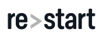 Dienas restorāna "Re>start" logo un saite uz mājaslapu.