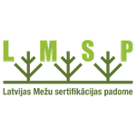 Biedrības "Latvijas Mežu sertifikācijas padome" logo un saite uz mājaslapu.