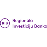 "Rģionālās investīciju bankas" logo un saite uz mājaslapu.