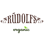 Ekoloģiskas pārtikas ražotāja "Rūdolfs Organic" logo un saite uz mājaslapu.